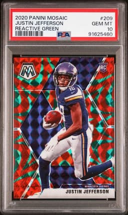 2020 Mosaic Justin Jefferson Reactive Green
