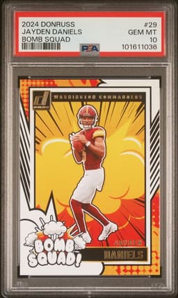 2024 Donruss Jayden Daniels Bomb Squad