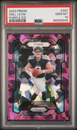 2023 Prizm  Will Levis Purple Ice