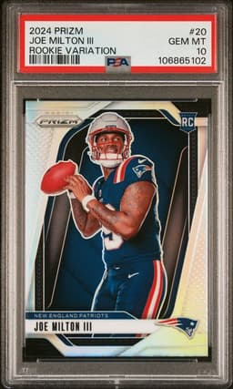 2024 Panini Prizm Rookie Variation Joe Milton III
