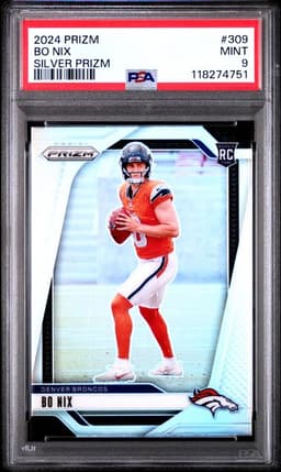 2024 Prizm Bo Nix Silver Prizm