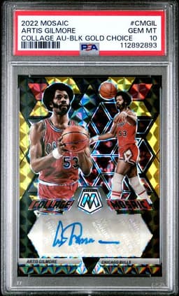 2022 Mosaic Artis Gilmore Gold Choice Auto PSA 10