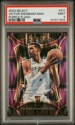 2023 Select Victor Wembanyama Purple Flash PSA 9