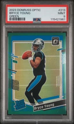 2023 Optic Bryce Young Green /5 PSA 9