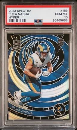 2023 Spectra Puka Nacua Hyper PSA 10