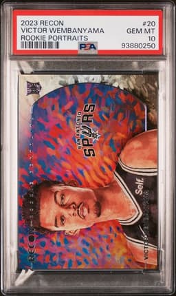 2023 Recon Victor Wembanyama Rookie Portaits PSA 10