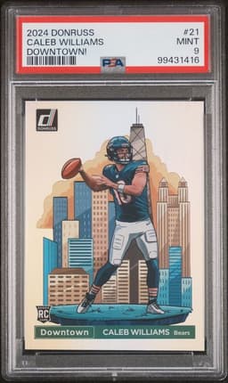 2024 Donruss Caleb Williams Downtown PSA 9