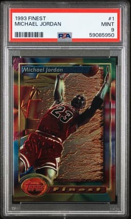 1993 Finest Michael Jordan  #1 PSA 9