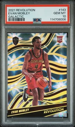 2021 Revolution Evan Mobley Galatic PSA 10