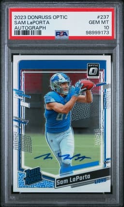 2023 Optic Sam LaPorta Auto PSA 10