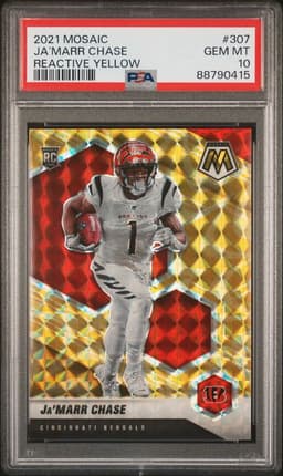 2021 Mosaic Jamar Chase Reactive Yellow